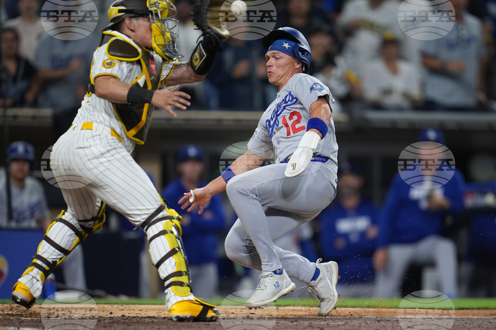 Dodgers Padres Baseball