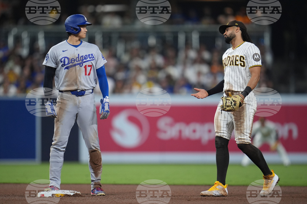 Dodgers Padres Baseball