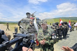 Сливен - военнополицейско учение - полигон „Ново село“