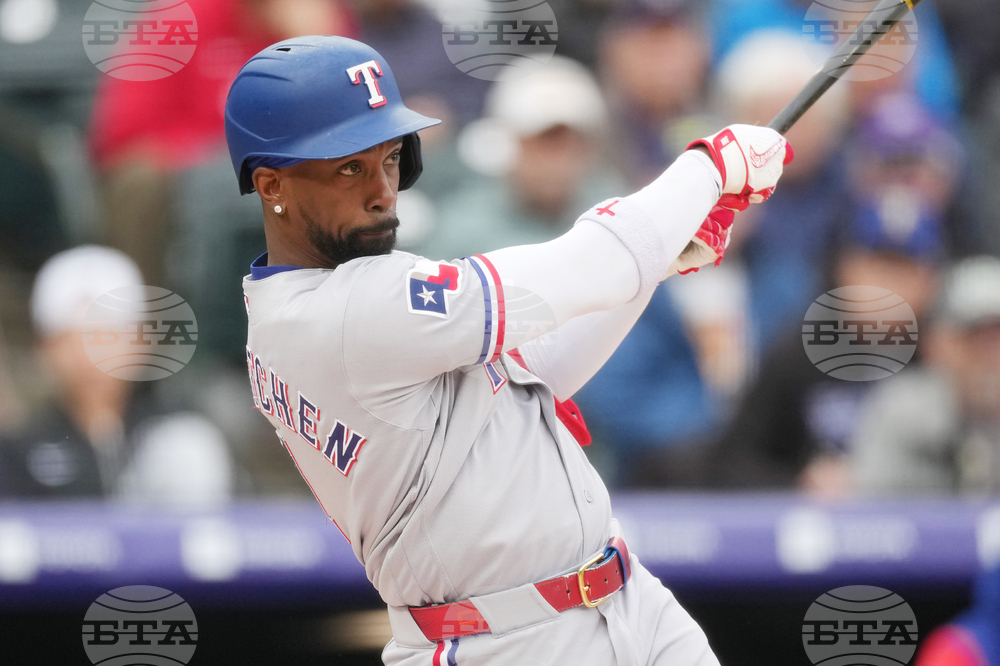 Rangers Rockies Baseball