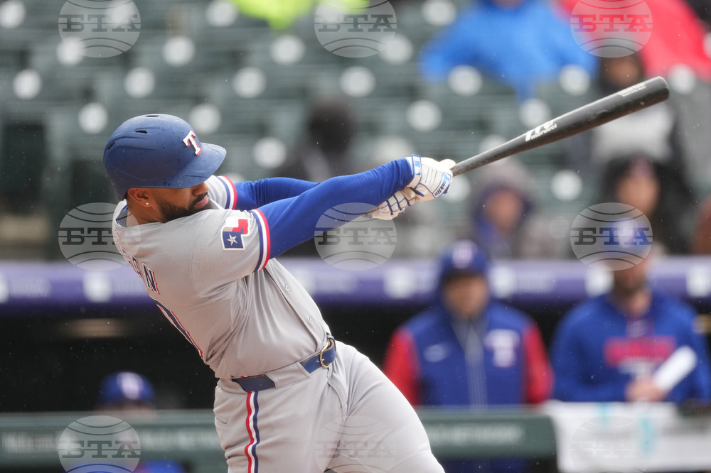 Rangers Rockies Baseball