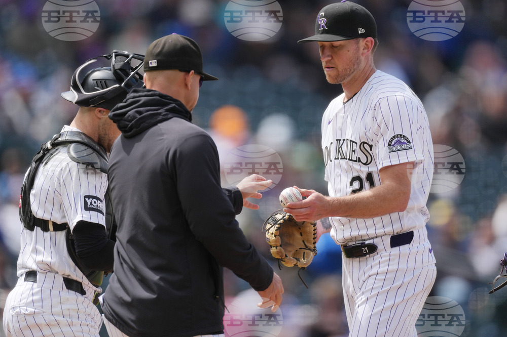 Rangers Rockies Baseball