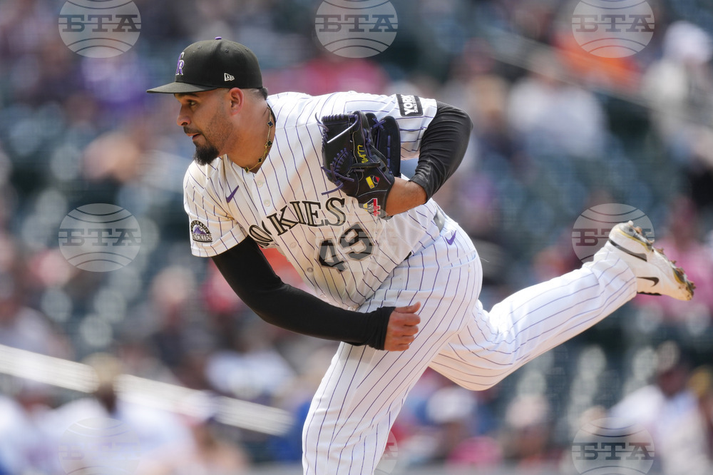 Rangers Rockies Baseball