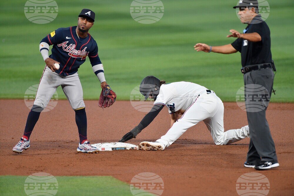 Braves Marlins Baseball