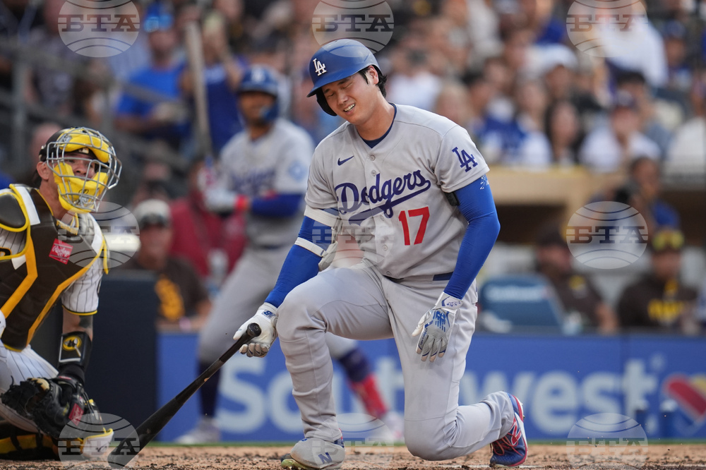 Dodgers Padres Baseball