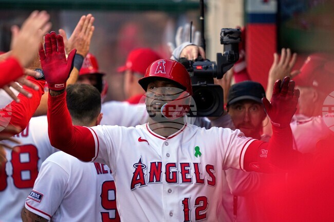 Athletics Angels Baseball