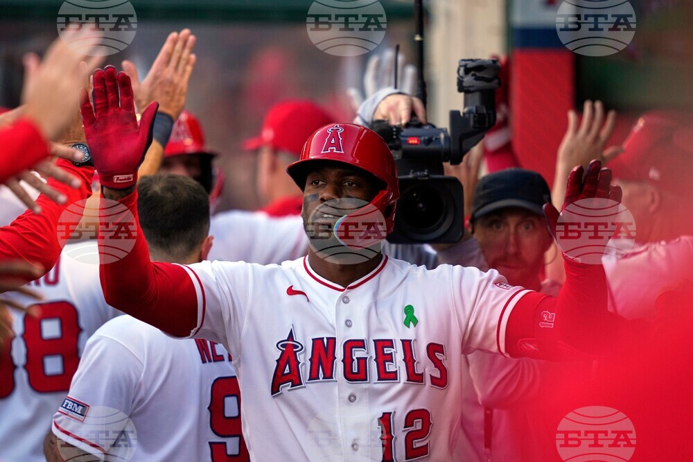 Athletics Angels Baseball