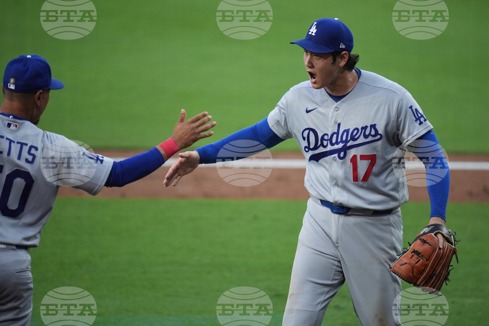 Dodgers Padres Baseball