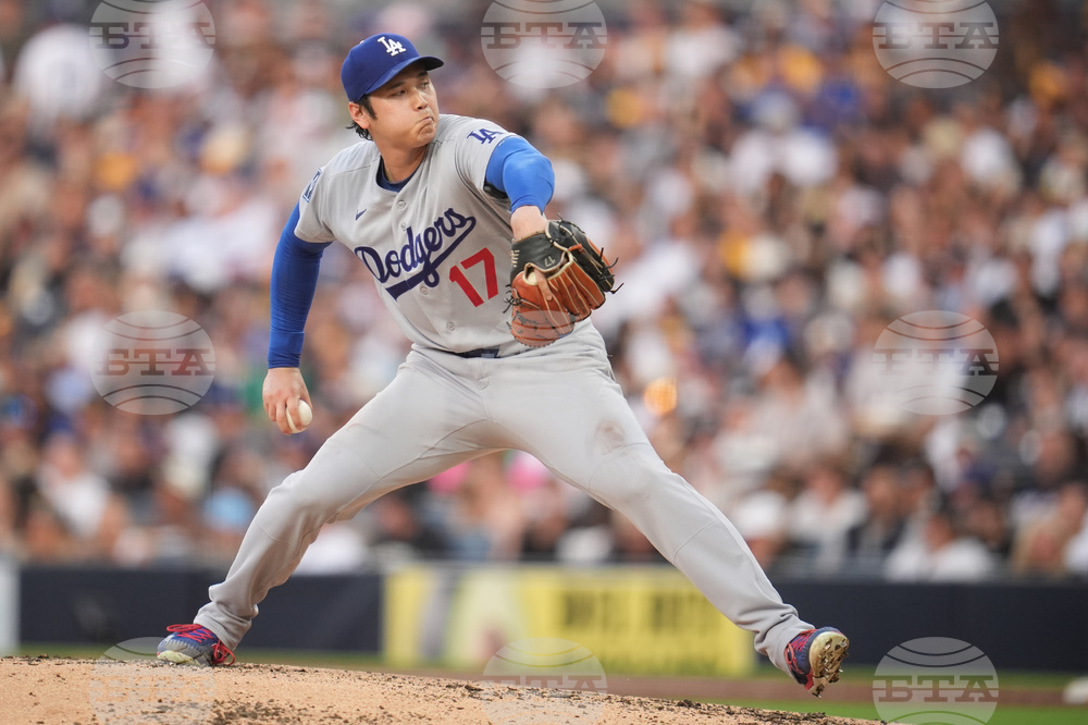 Dodgers Padres Baseball
