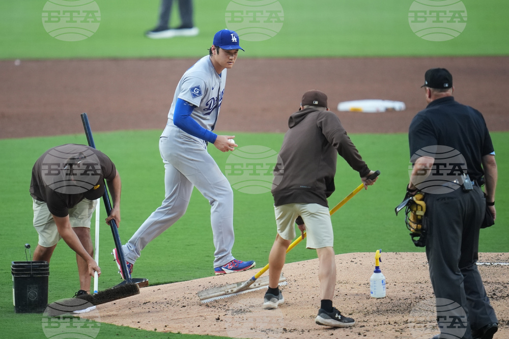 Dodgers Padres Baseball