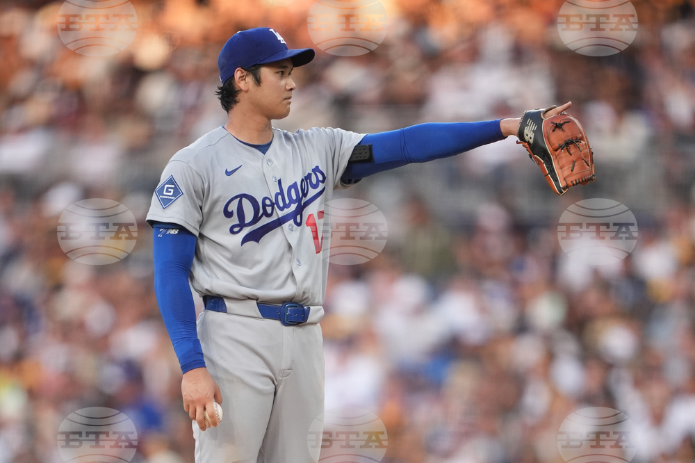 Dodgers Padres Baseball