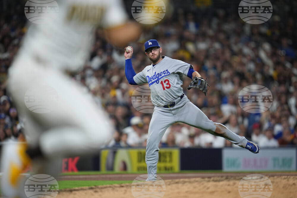 Dodgers Padres Baseball