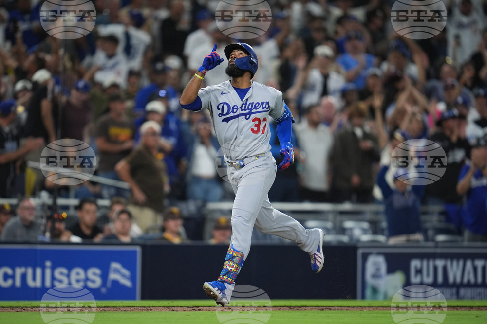 Dodgers Padres Baseball