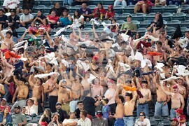 Athletics Angels Baseball