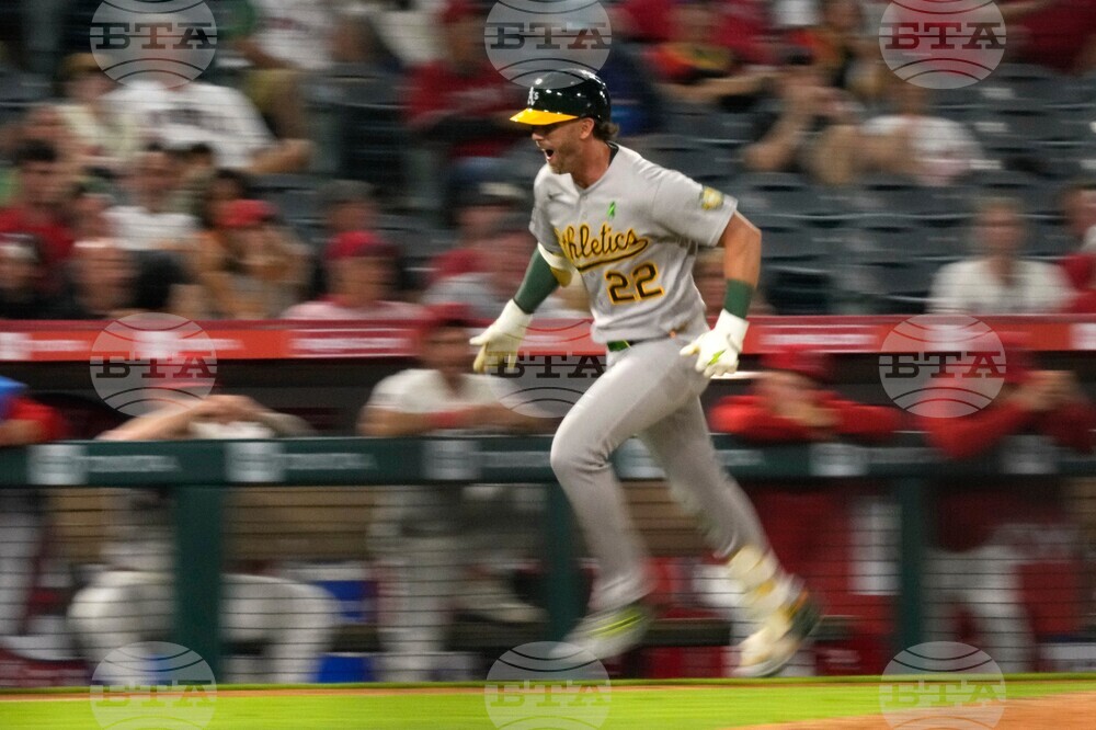 Athletics Angels Baseball