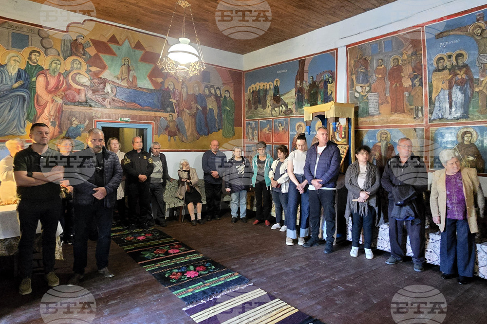 Село Куделин - Видински митрополит Пахомий - Възнесение Господне - литургия