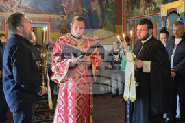 Село Куделин - Видински митрополит Пахомий - Възнесение Господне - литургия