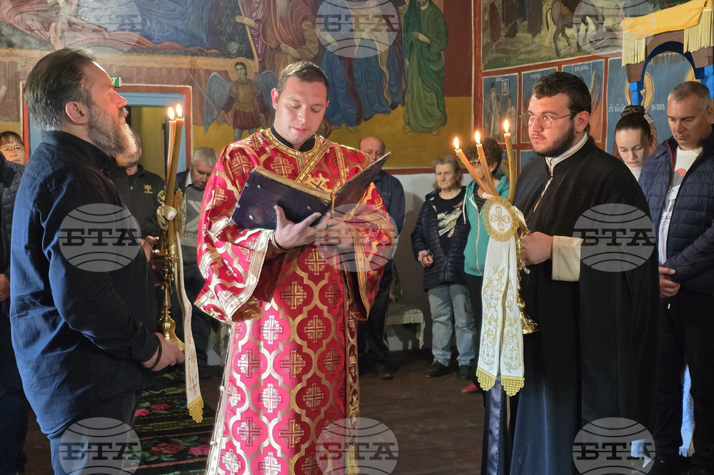 Село Куделин - Видински митрополит Пахомий - Възнесение Господне - литургия
