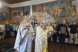 Село Куделин - Видински митрополит Пахомий - Възнесение Господне - литургия