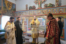 Село Куделин - Видински митрополит Пахомий - Възнесение Господне - литургия