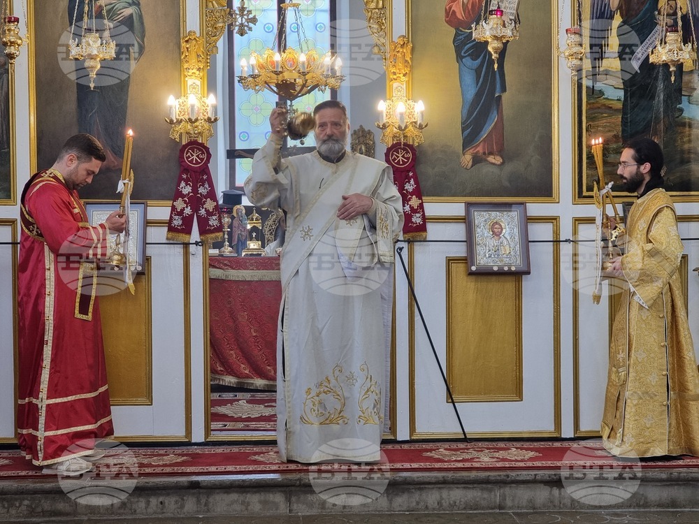 Село Крайници - патриарх Даниил - литургия