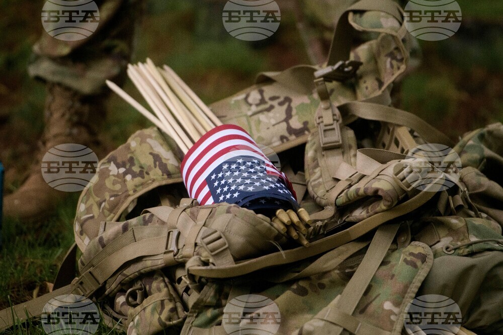 Arlington Cemetery Flags In