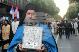 Сърбия - Белград - Възнесение Господне - литийно шествие