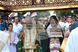Сърбия - Белград - Възнесение Господне - литийно шествие
