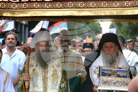 Сърбия - Белград - Възнесение Господне - литийно шествие