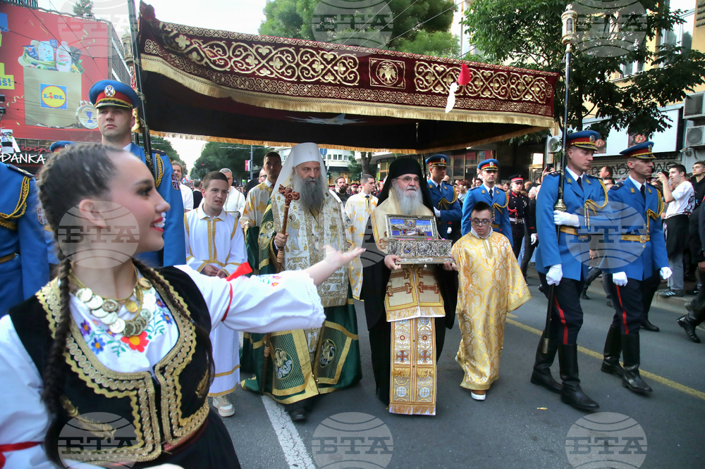 Сърбия - Белград - Възнесение Господне - литийно шествие