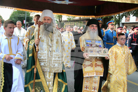 Сърбия - Белград - Възнесение Господне - литийно шествие