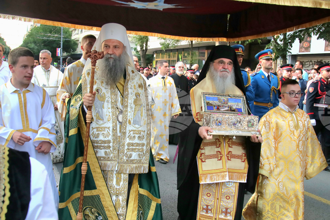 Сърбия - Белград - Възнесение Господне - литийно шествие