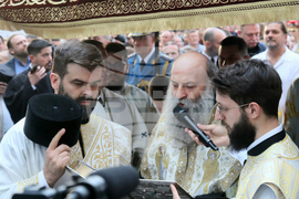 Сърбия - Белград - Възнесение Господне - литийно шествие