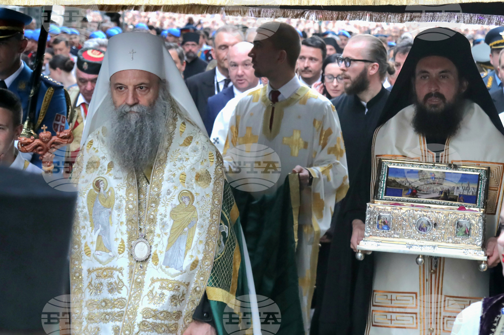 Сърбия - Белград - Възнесение Господне - литийно шествие