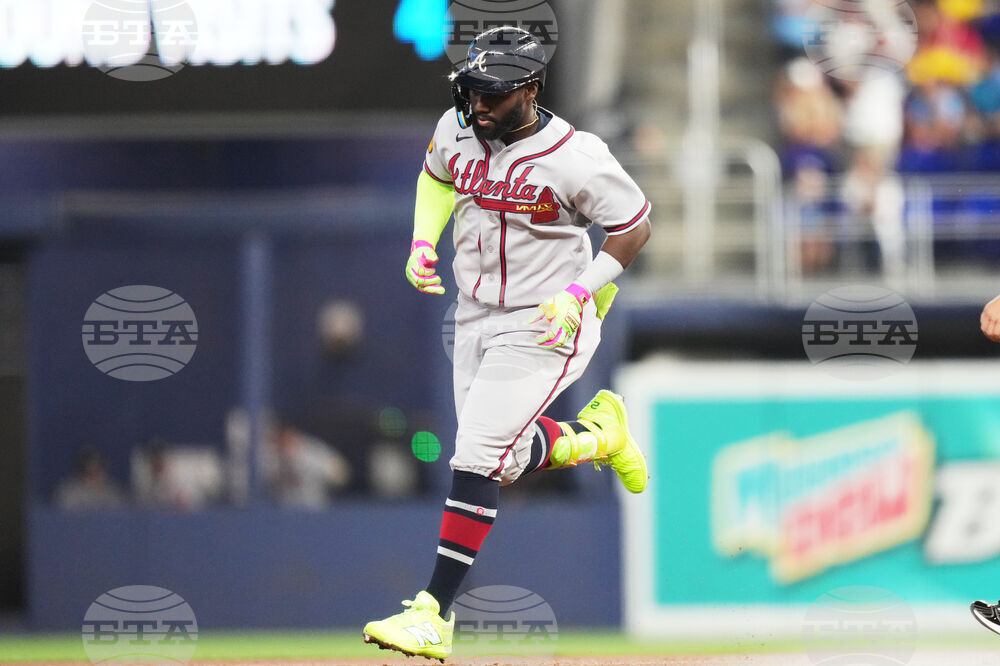 Braves Marlins Baseball