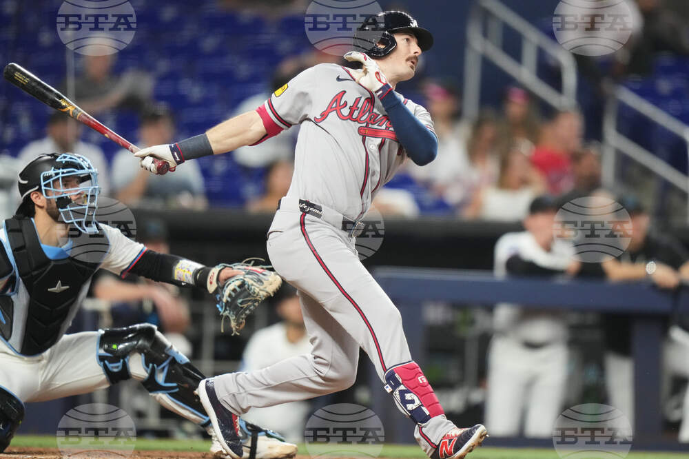 Braves Marlins Baseball