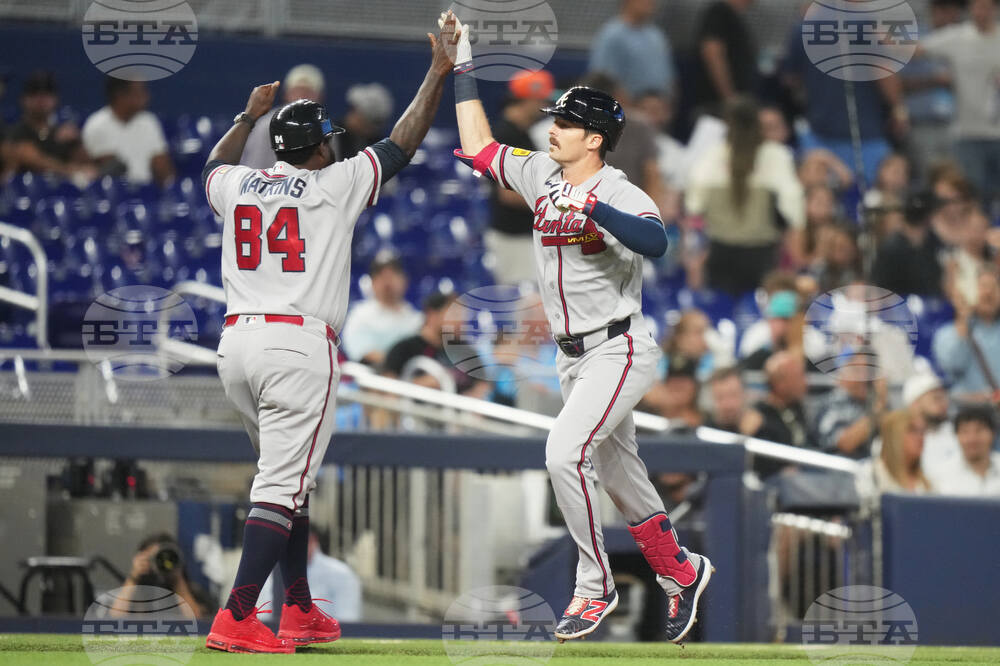Braves Marlins Baseball