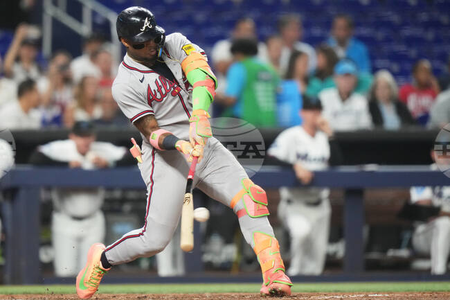 Braves Marlins Baseball
