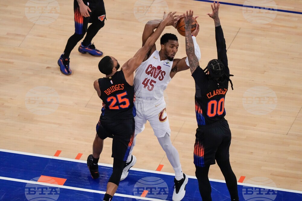 Cavaliers Knicks Basketball