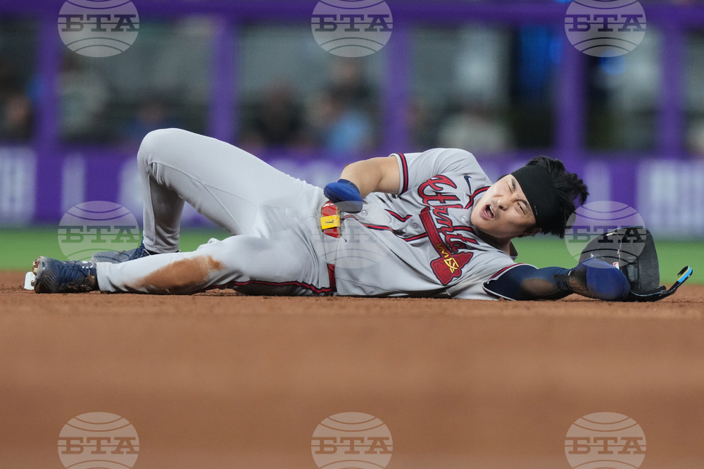 Braves Marlins Baseball
