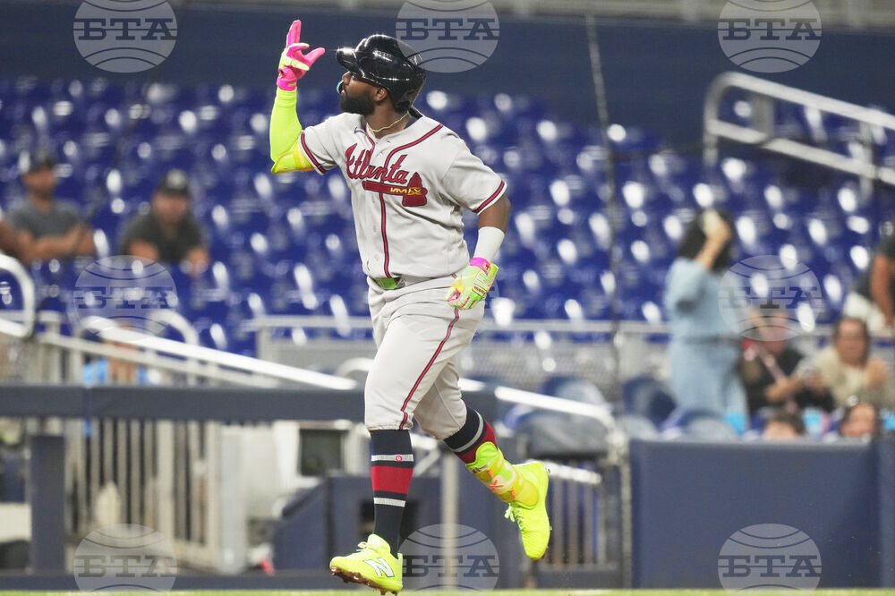 Braves Marlins Baseball