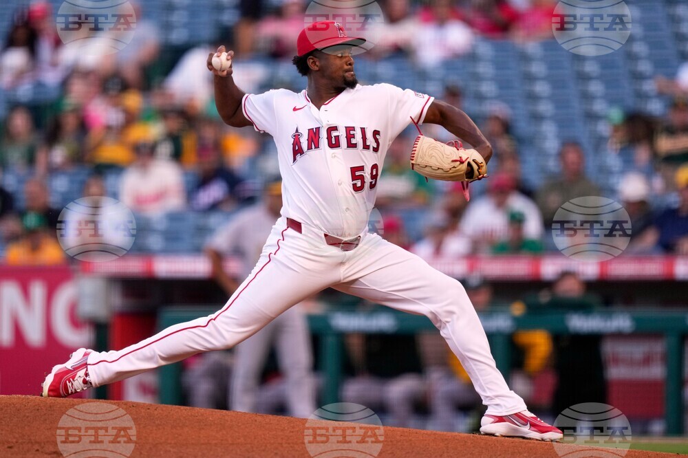 Athletics Angels Baseball