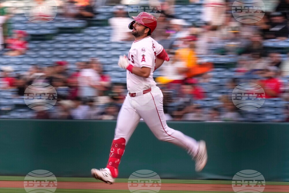 Athletics Angels Baseball