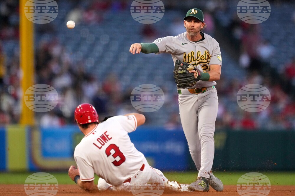 Athletics Angels Baseball