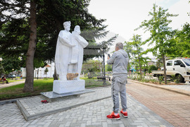 Поморие - паметник на Св. св. Кирил и Методий - монумент