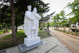 Поморие - паметник на Св. св. Кирил и Методий - монумент