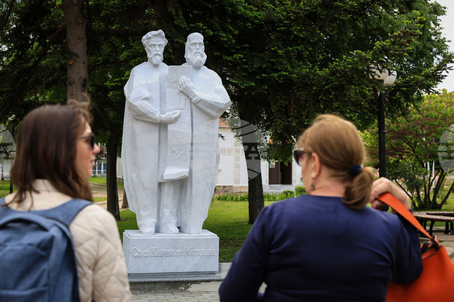 Поморие - паметник на Св. св. Кирил и Методий