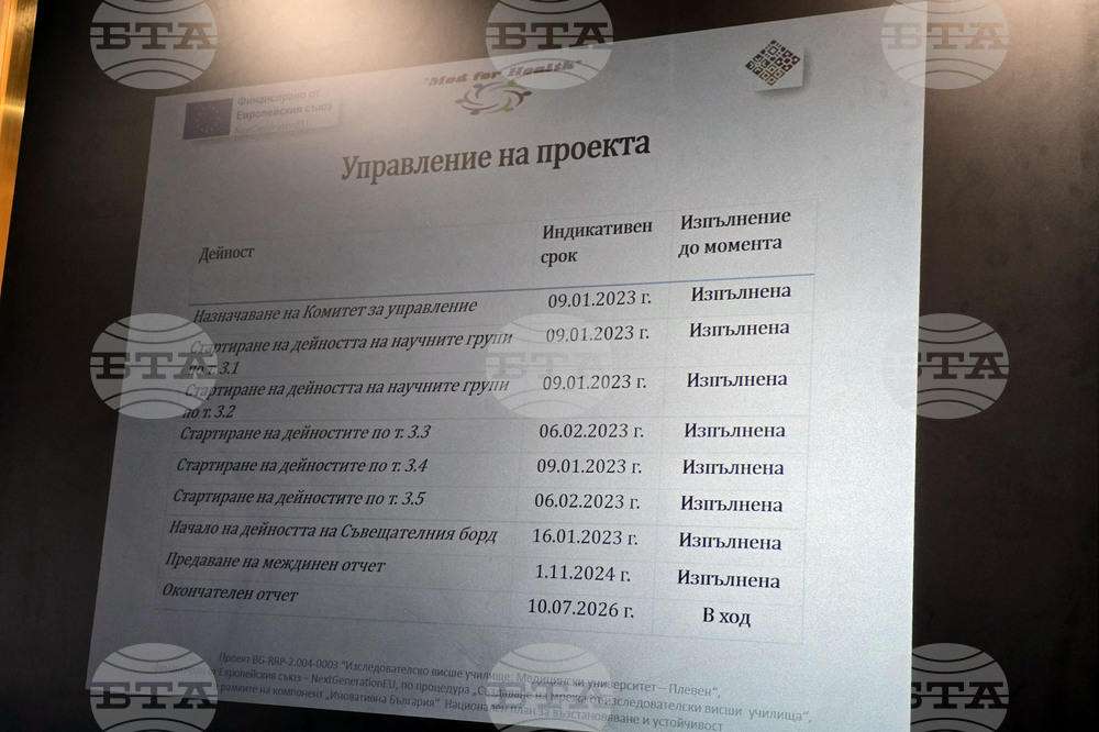 Плевен - Медицински университет - проект