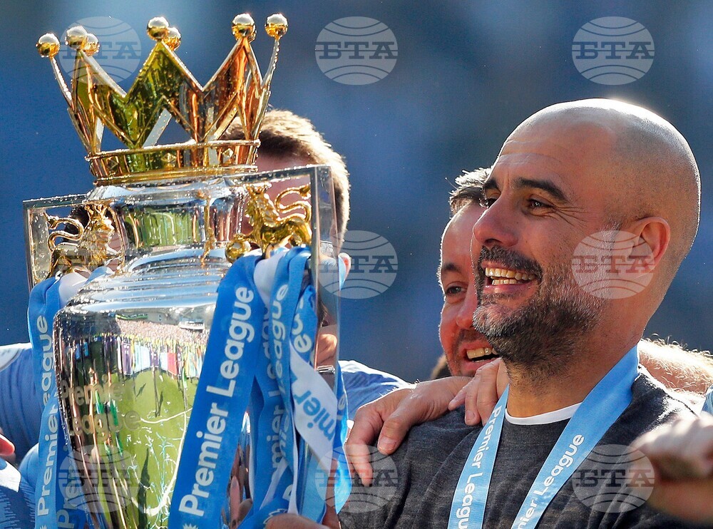 Guardiola Manchester City Soccer