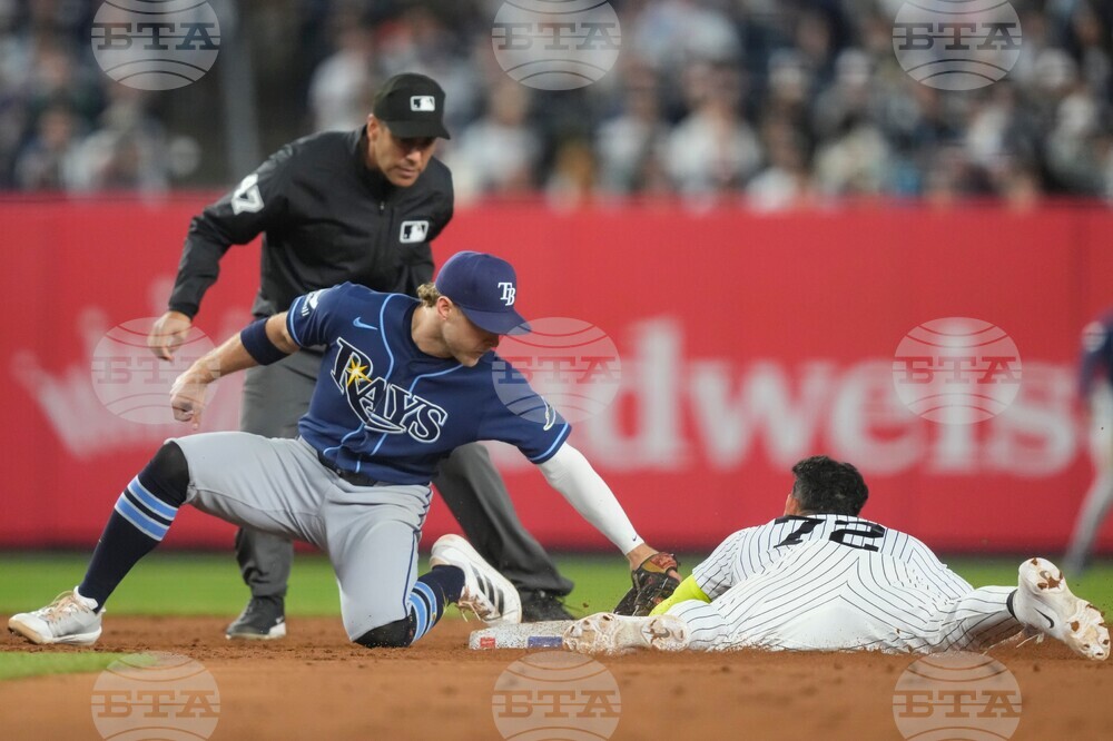 Rays Yankees Baseball